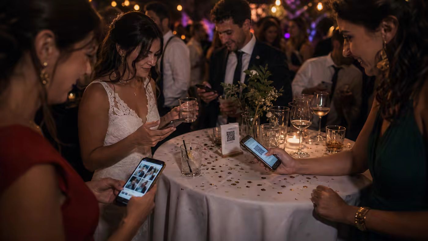 Errores que hacen que se pierdan fotos de boda de los invitados