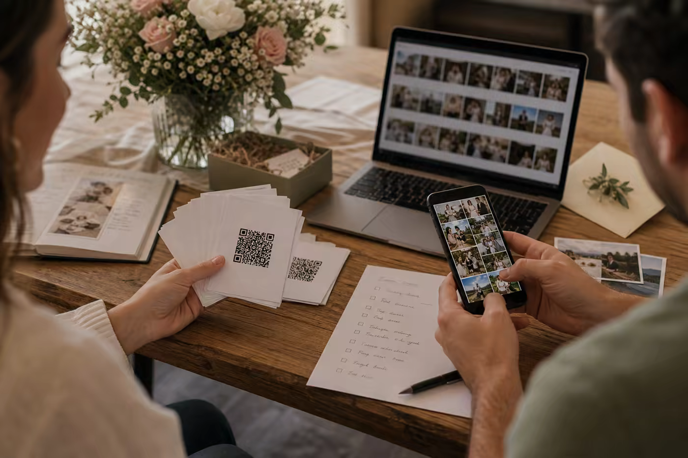 Checklist para preparar la galería privada de boda antes del gran día
