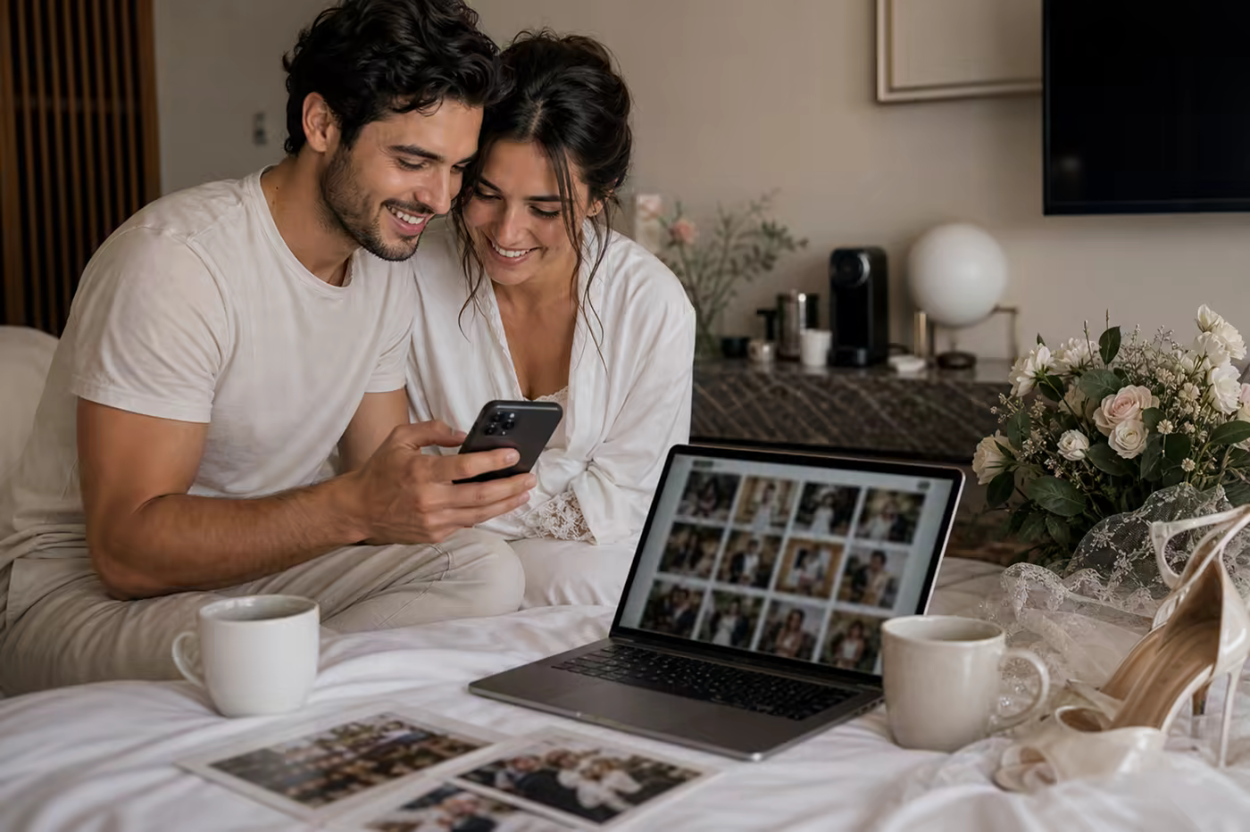 Qué hacer el día después de la boda para recopilar fotos pendientes
